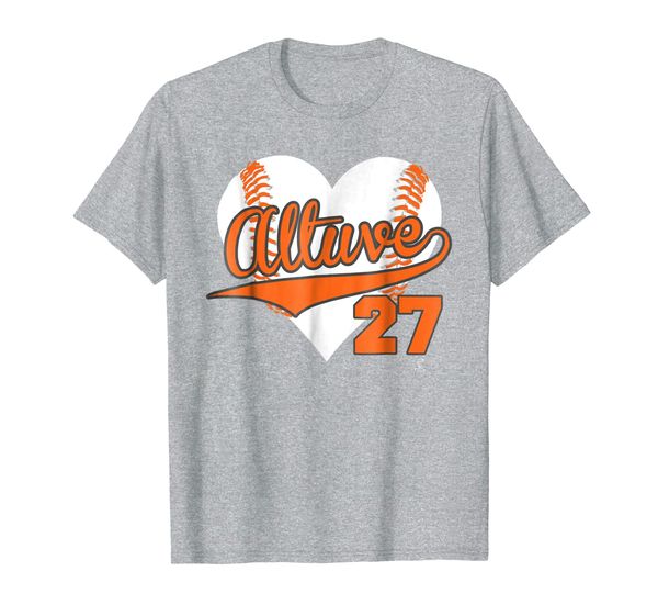 

jose altuve baseball heart t-shirt - apparel, White;black