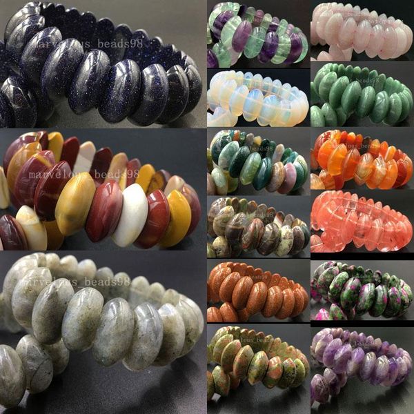 

goldstone blue sand mookaite crystal labradorite carnelian opal aventurine jaspe flourite beads stretch bracelet 7.5" wb6191, Red;blue