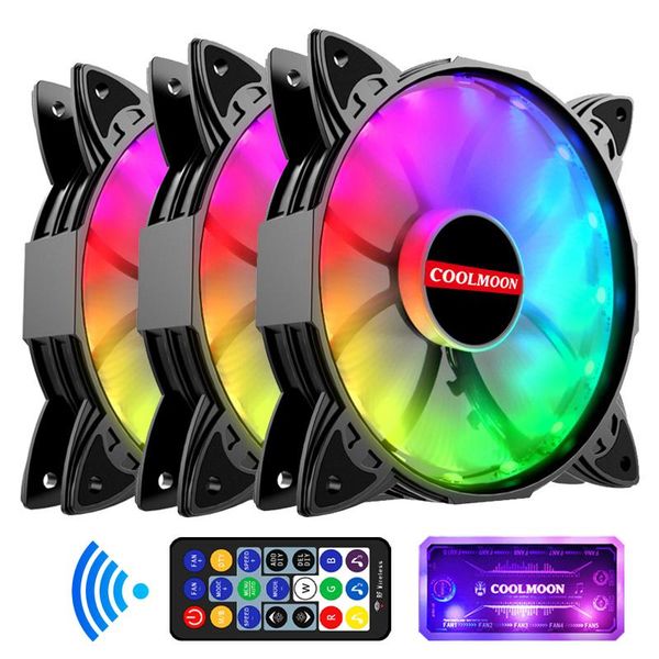 

fans & coolings cooling 120mm case fan cooler pc air 12v adjustable 6pin rgb radiator mute computer ventilador aura sync