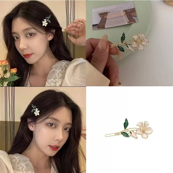 

elegant alloy flower hair claw clips for women girls hair barrette hairpin crab headband hair accessories headwear ornament, Slivery;white