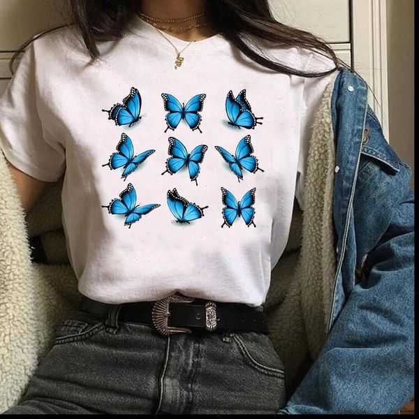 

women printing print graphic cartoon elephant flower fashion cartoon clothes lady tees female t shirt womens t shirt, White