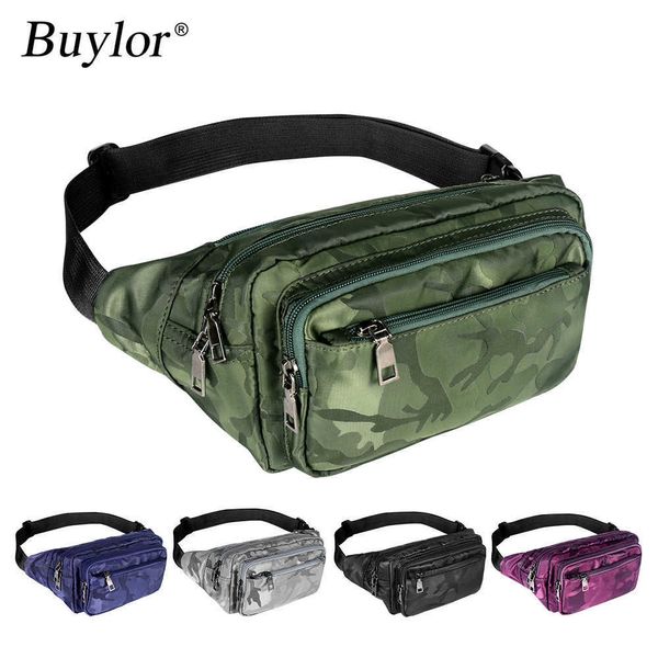 

buylor waist pack men sports belt bag est travel bum bag camouflage waist bag fanny pack waterproof phone wallet pouch 210708