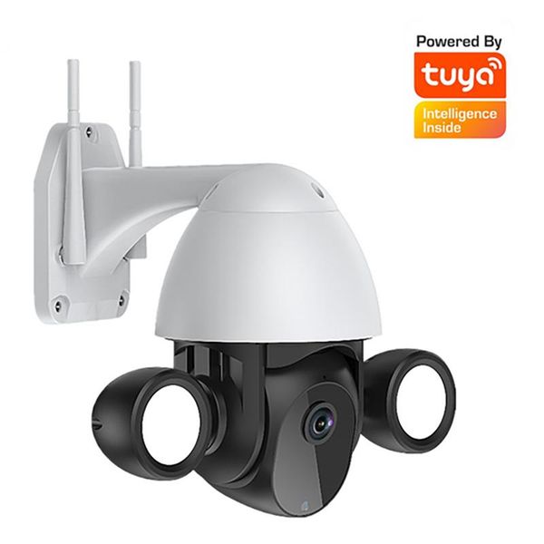 

cameras 3mp floodlight wifi ip with tuya smartlife google alexa ai auto tracking motion detection cctv vedio surveillance
