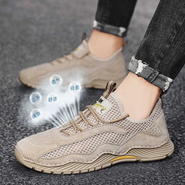 

autumn breathable men's sports shoes flying woven mesh low fashion trend casual