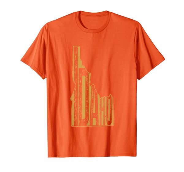 

idaho graphic t-shirt retro t-shirt for idahoans, White;black