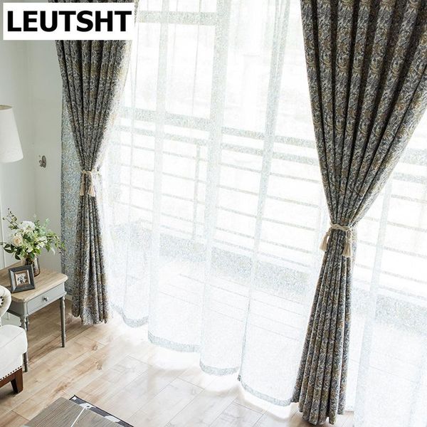 

curtain & drapes modern curtains for living room and bedrooms pastoral european style printed window tulle french