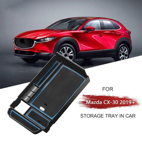 

car organizer plastic console storage box anti-skid pads 1pc armrest