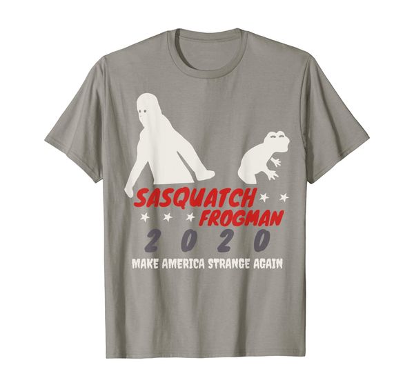 

sasquatch - frog man 2020 (2020 election cryptid monster) t-shirt, White;black