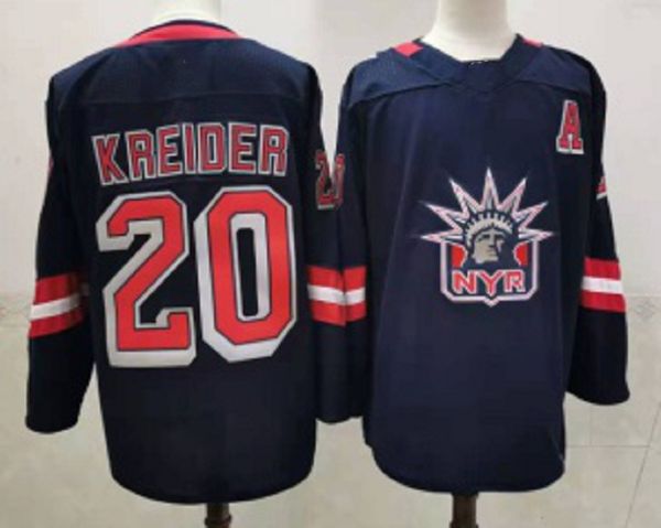 

2021 reverse retro new york rangers artemi panarin kaapo kakko alexis, Black;red