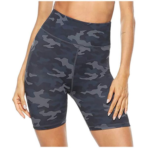 

yoga outfit shorts high waist leopard print ladies push up workout short leggings hips femme running gym clothes 2021