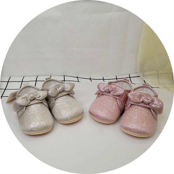 6-15 meses bebê toddler soled soft-soled casual moda princesa sapatos de pano antiderrapante, primavera e outono 210315