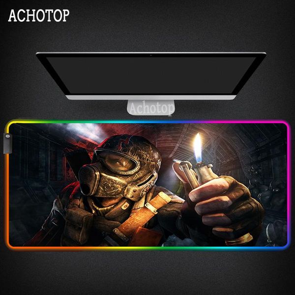 

mouse pads & wrist rests rgb gaming accessories pad computer large pc gamer completo carpet desk mat metro 2033