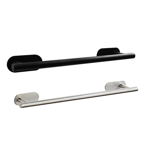

towel racks 40cm rack wall-mounted stainless steel bar holder bath kitchen self adhesive hanging bathroom supplies