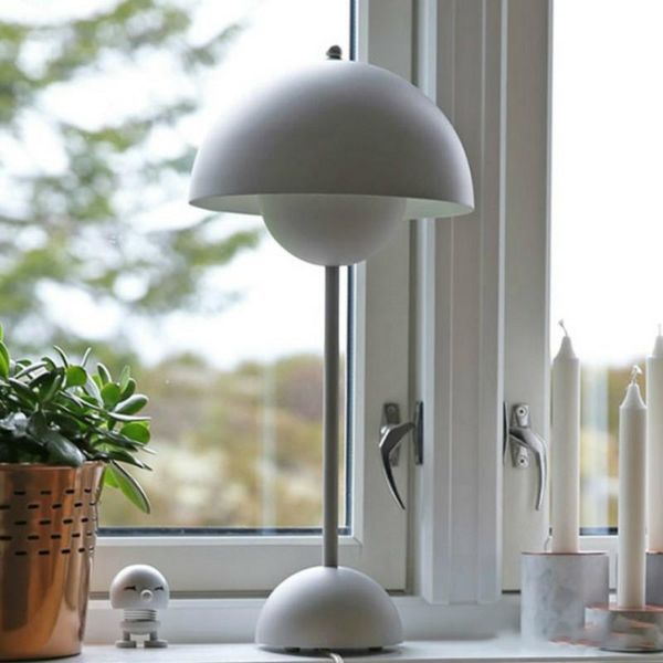 

modern designer flowerpot table lamp for living room bedroom study bedside semicircle lamp home decor indoor lighting fixture
