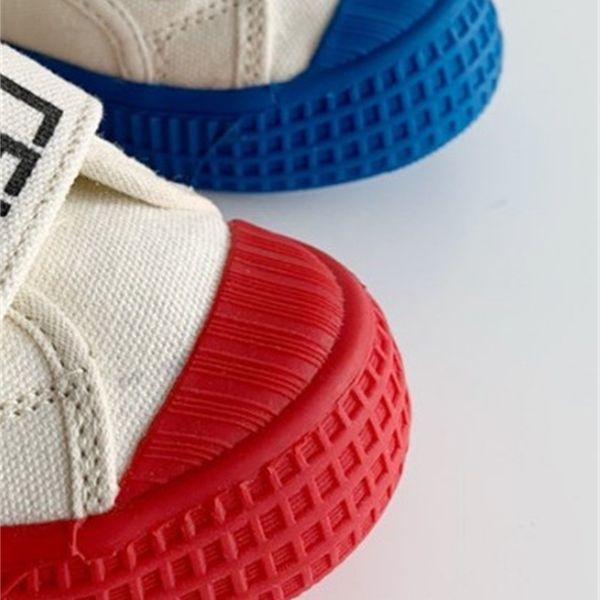 

co branded canvas board shoes tricolor b