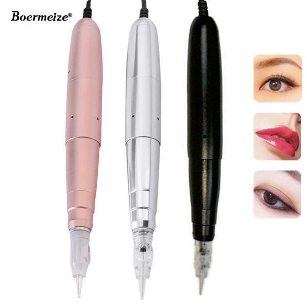 

tattoo guns kits permanent makeup machine cartridge needle easy click pen rotary dermografo profissional for eyebrow lips