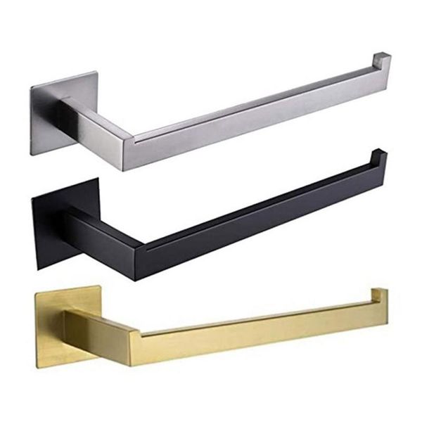 

towel racks 3pcs bedroom accessories no drilling stainless steel rack tissue toilet roll paper holder set