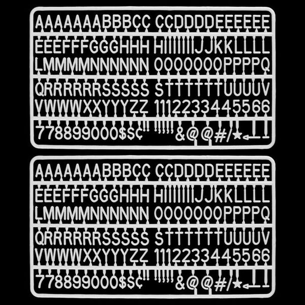 

novelty items 300 numbers characters for felt letter board changeable 831b