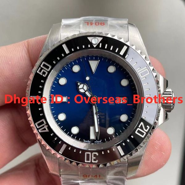 

n version mens watches 116660 luxury watch 2836-3235 super automatic mechanical movement 44mm 904l fine steel case watchband waterproof, Slivery;brown