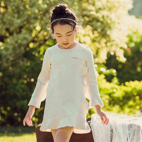 

girls dress ruffle a hem apricot princess stretch dress, Red;yellow