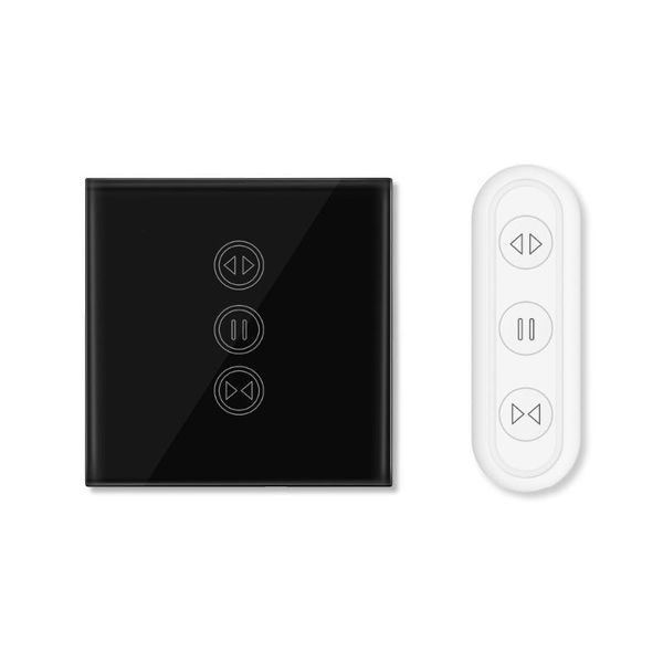 

smart home control tuya life wifi electric curtain roller shutter switch google alexa voice with remote app timer