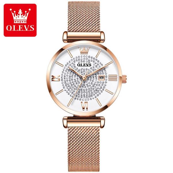 

wristwatches gypsophila shell design women watches 2021 fashion rose gold dial stainless steel band quartz wrist watch gifts relogiosfeminin, Slivery;brown