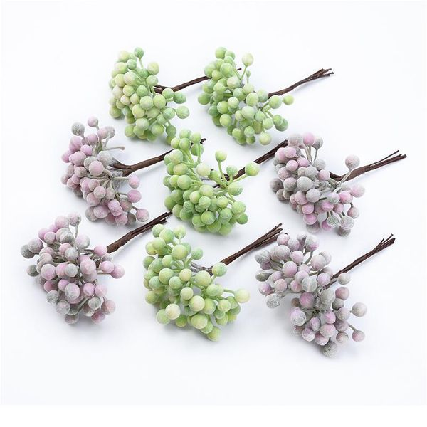 

6pcs wedding decorative flowers wreaths vases for home decor scrapbooking diy christmas crafts diy gifts artificial plan jllxjk