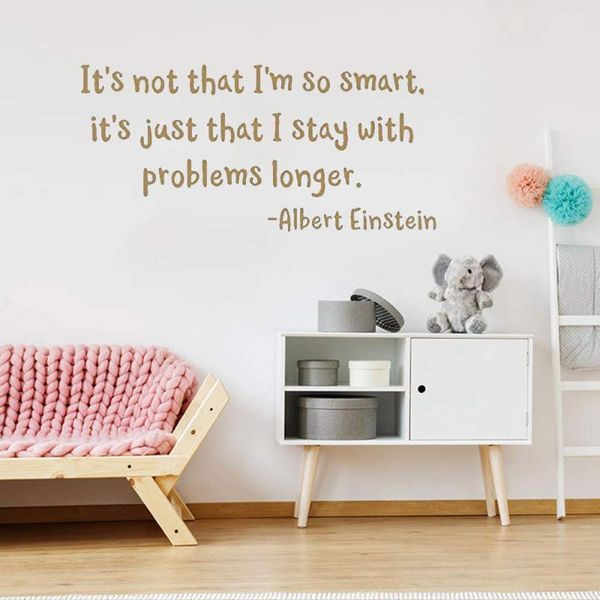 

wall stickers it's not that i'm so smart sticker quote decal home decoration for living room bedroom art mural dw7858