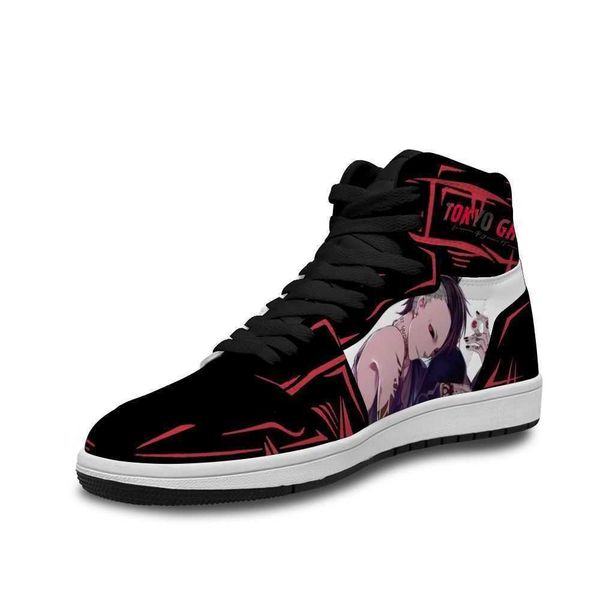 

2021 tokyo ghoul classic basketball shoes ins for women soft low flat shoe