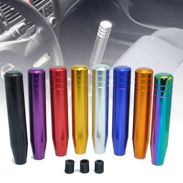 

universal auto jdm 18cm length aluminum racing car shift gear knob with