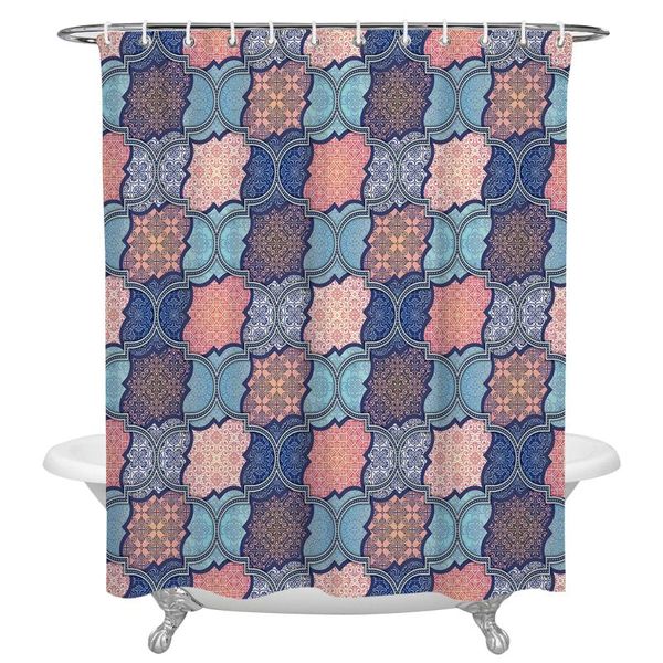 

shower curtains retro pattern waterproof bathroom decor curtain bath home