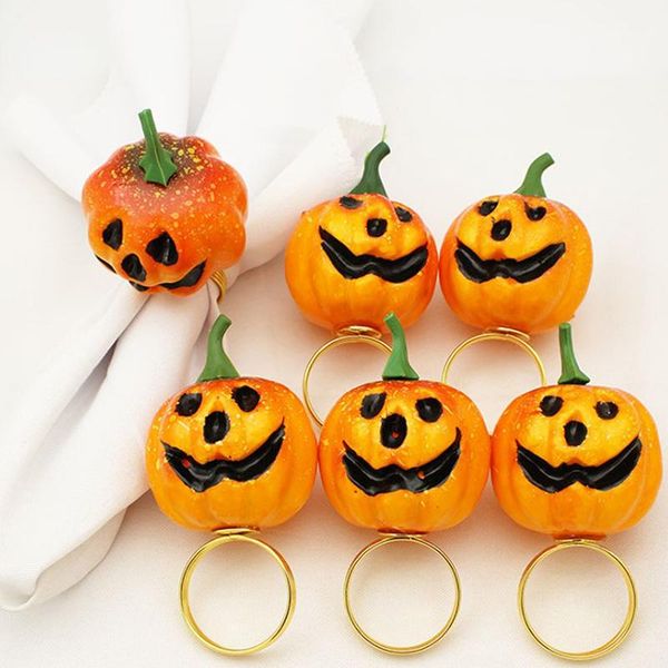 

napkin rings buckle pumpkin holder festival supply orange