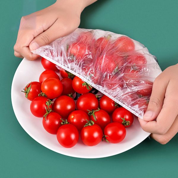 

disposable cling film cover household refrigerator food fruit preservation covers dust-proof plastic fresh-keeping cover for kitchen accesso