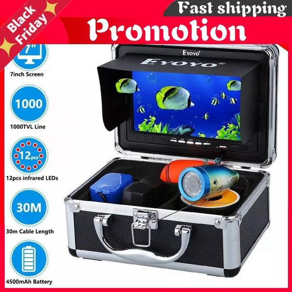 

fish finder ef07b 30m 7 inch underwater fishing camera for 12pcs infrared deeper fishfinder ice winter