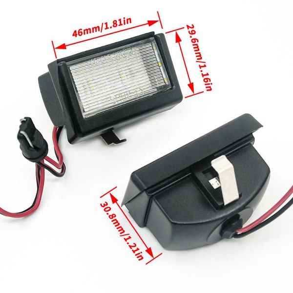 

car rear view cameras& parking sensors for m-class(w164) ml gl-class(x164) smart roadster 452 white led license plate light number lamp