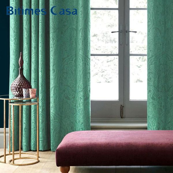 

curtain & drapes embossing velvet curtains drape for living room bedroom home interior decoration high shading