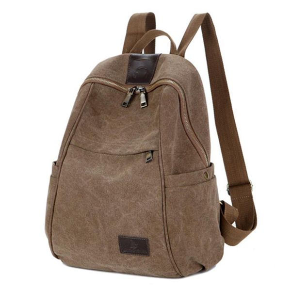 

backpack vintage travel leisure shopping hiking canvas boys girls large capacity teenager school bag mochila