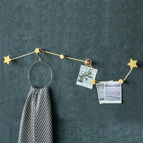 

hooks & rails constellations decoration brass hook nordic style porch wall simple living room the dipper hangers for clothes hat bag