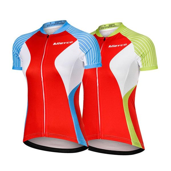 

racing sets mieyco two colors cycling jersey summer short sleeve mtb clothes roupa ciclismo feminina outdoor sportswear pro bicycle t shirt, Black;blue