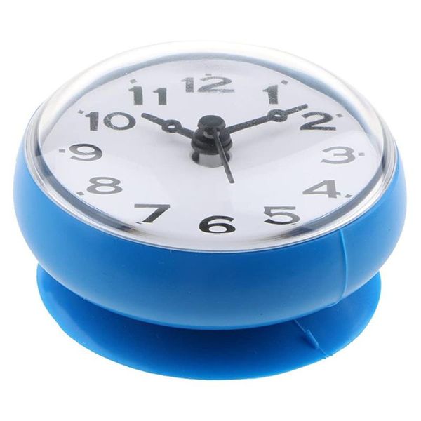 

wall clocks kitchen bathroom clock waterproof silent shower hanging decor with suckers home decoration