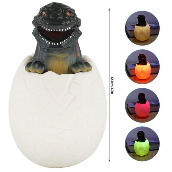 

night lights rechargeable light dinosaur baby kids touch sensor remote control lamp 16 color christmas gift