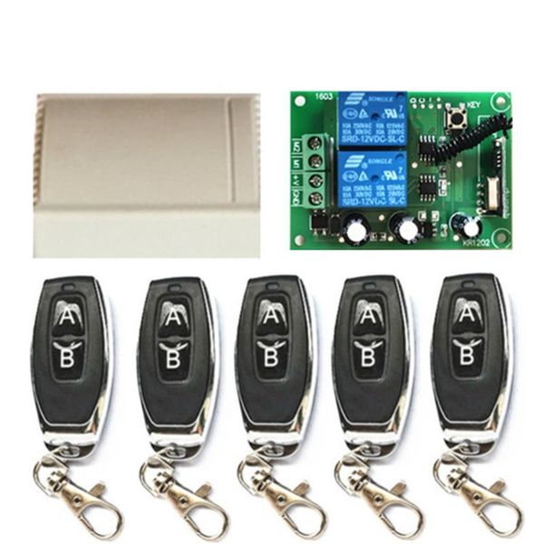 

remote controlers 433.92mhz automation universal wireless control switch dc12v relay receiver module and used for motor forward reverse