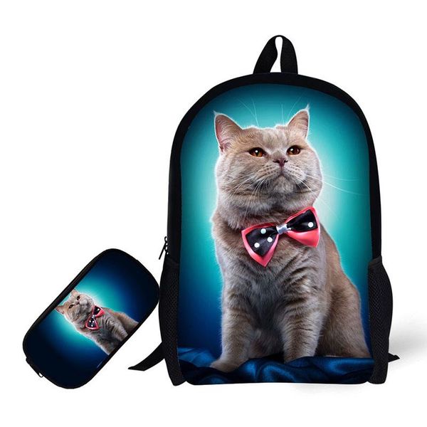 

backpack mochila escolar feminina pencil bag masculina school bags infantil sac dos menino menina kawaii cats dogs enjoy life