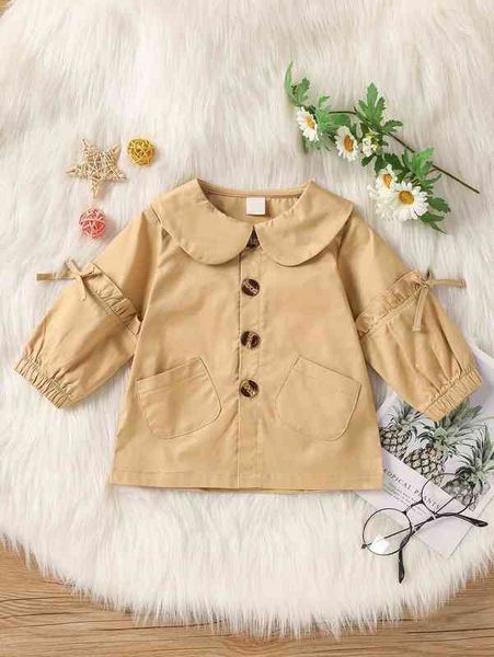 Baby Peter-Pan Collar Frill Coat Ela