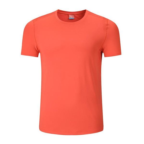 

sportswear t-shirt fitness wear yoga outfits thin running season pure color high-density milk silk round neck short sleeves, White;red