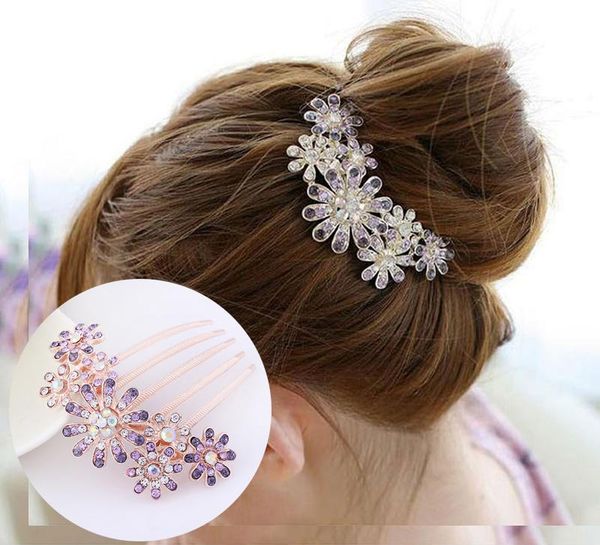 

hair accessories fashion for women girls sweet flower petal clips barrette styling hairpin headwear ornament