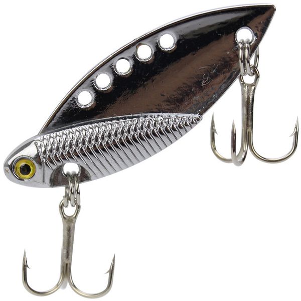 

luya metal vib 5cm 10g zinc alloy 5-hole adjustable center of gravity solid bait