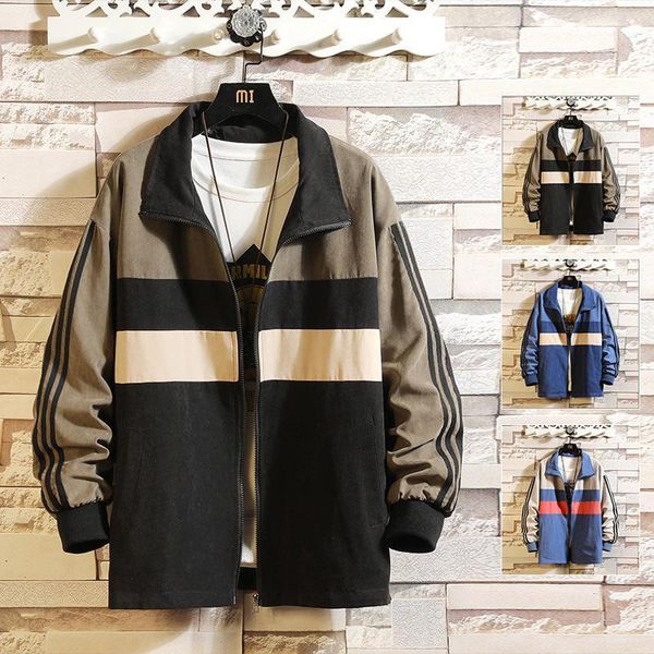 

men's jackets bomber jacket men casual brand mens and coatsj12 92% polyester 8%nylon style, Black;brown