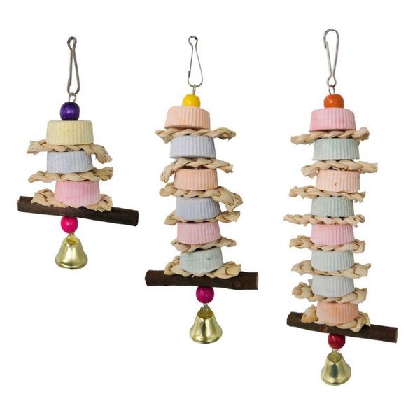 

other bird supplies birds parrot grinding stone chewing toy bite string mouth molars toys straw corn leaf tree branch cage parakeet