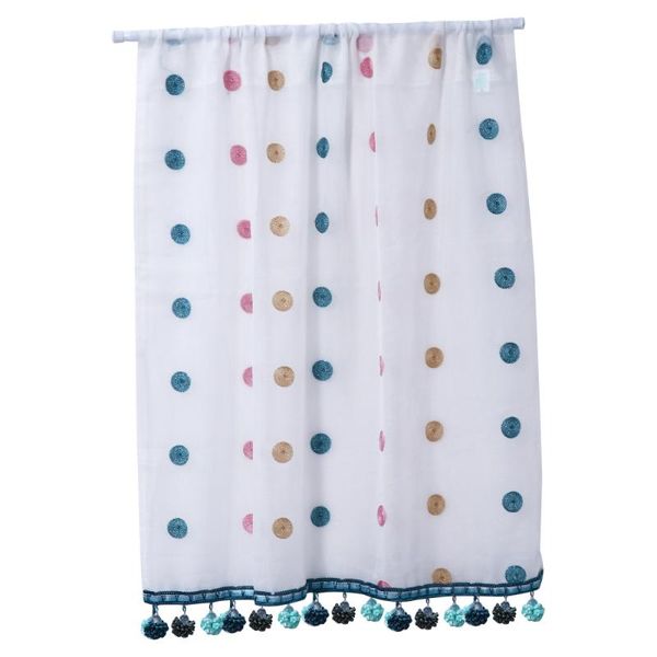 

1pc lace partition curtain door half curtain decorative short for home